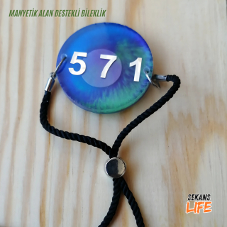 571 RUH EŞİ SAYI SEKANS BİLEKLİK ( MANYETİK ALAN DESTEKLİ )