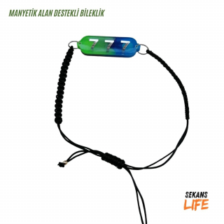 777 MUCİZELER BENİM İLE SAYI SEKANS BİLEKLİK (MANYETİK ALAN DESTEKLİ)